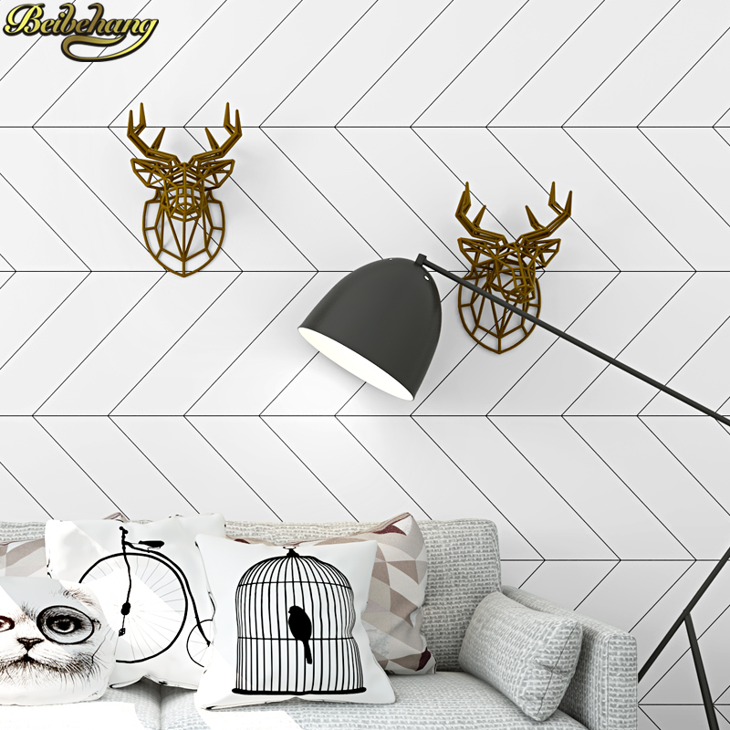 beibehang Nordic style black w - огляд і ціна Home Improvement Materials