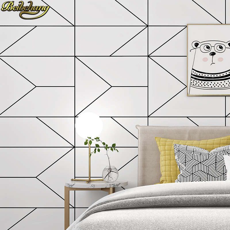 beibehang Nordic style black w - огляд і ціна Home Improvement Materials
