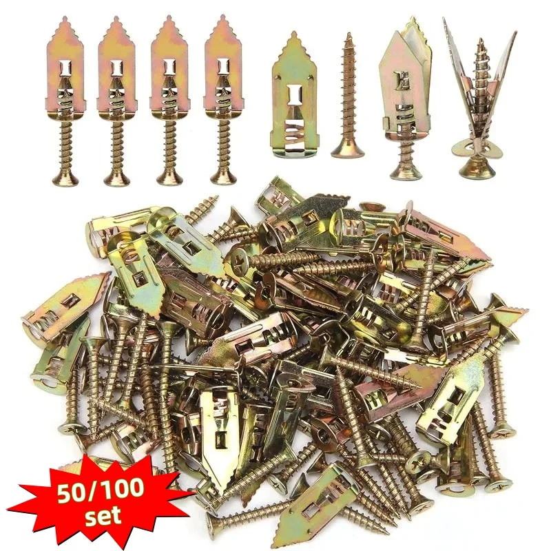 20/50/100Pcs Self Drilling Dry - огляд і ціна Drywall Anchor Screw