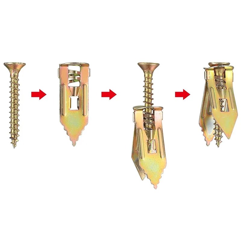 20/50/100Pcs Self Drilling Dry - огляд і ціна Drywall Anchor Screw