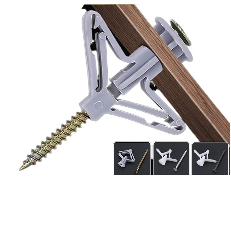 50set Plastic Nylon Plane Type - огляд і ціна Drywall Anchor Screw
