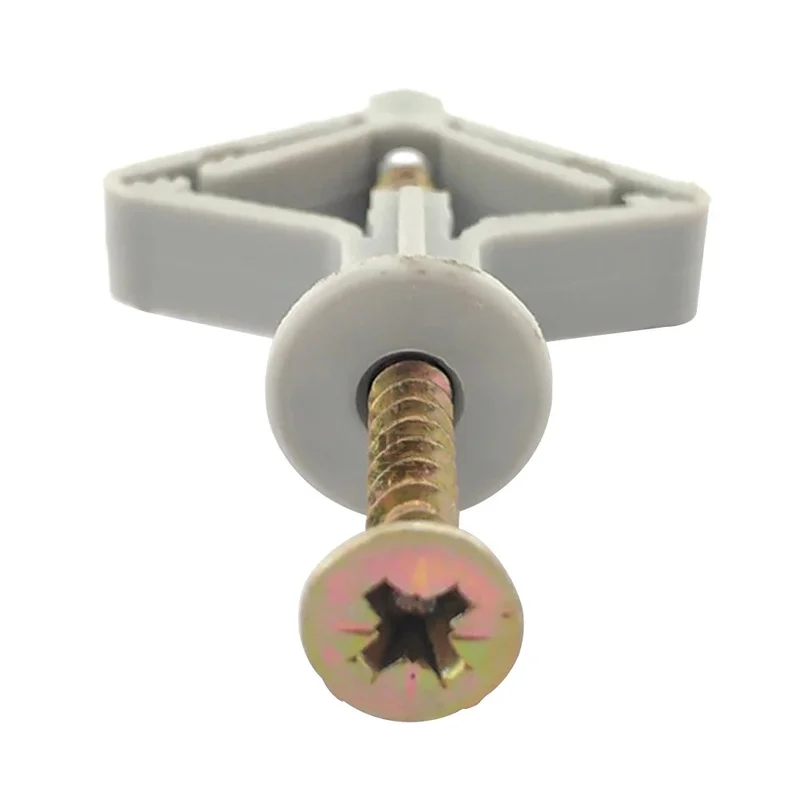 50set Plastic Nylon Plane Type - огляд і ціна Drywall Anchor Screw