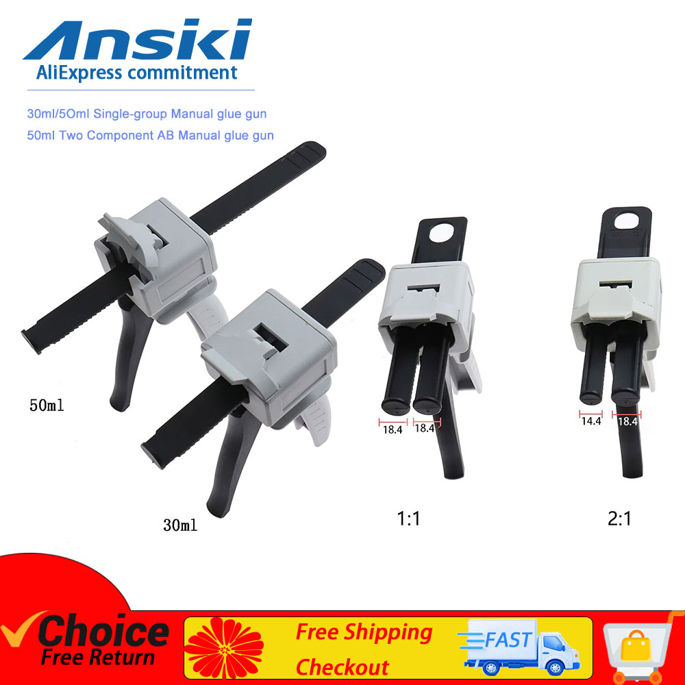 Manual 1:1 2:1 10:1 Glue Gun D - огляд і ціна Caulking Gun Dispensing