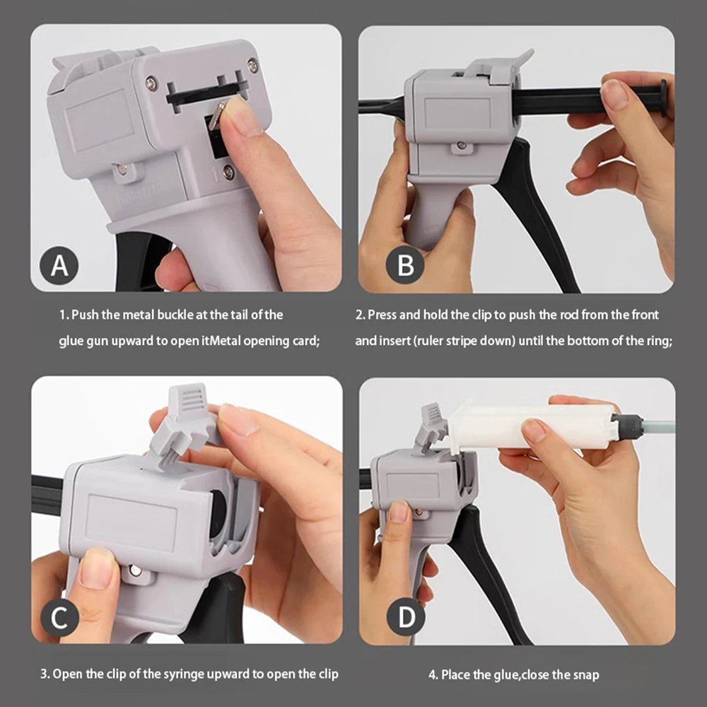 Manual 1:1 2:1 10:1 Glue Gun D - огляд і ціна Caulking Gun Dispensing