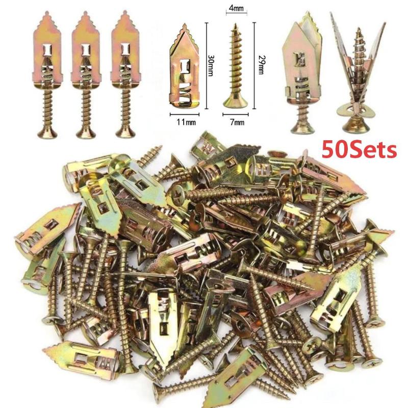 50Pcs Self-Tapping Drywall Anc - огляд і ціна Drywall Anchor Screw