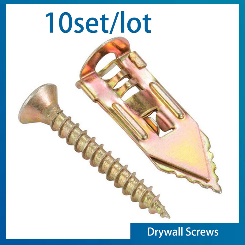 10pcs/lot Drilling Anchors Scr - огляд і ціна Drywall Anchor Screw