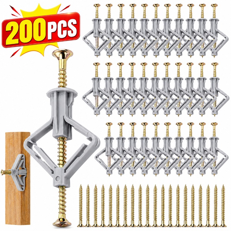 20-200Pcs Airplane Expansion P - огляд і ціна Drywall Anchor Screw