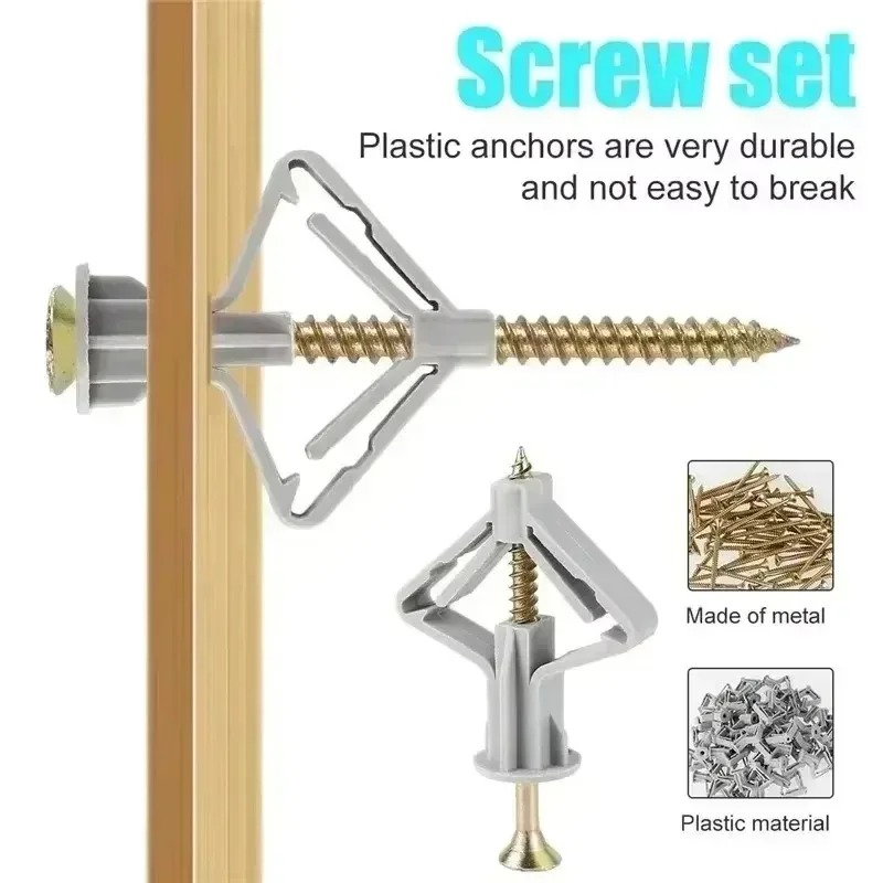 20-200Pcs Airplane Expansion P - огляд і ціна Drywall Anchor Screw