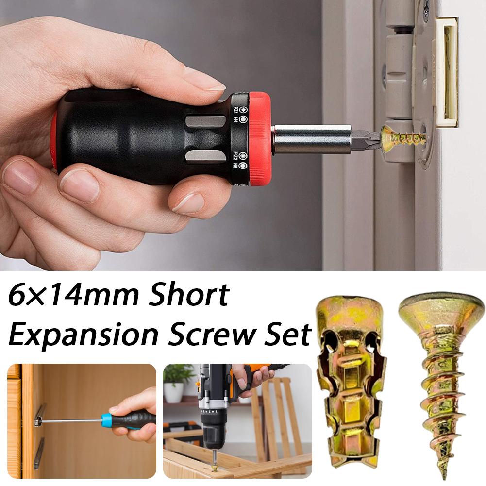 100pcs 6*14mm Door Hinge Threa - огляд і ціна Drywall Anchor Screw