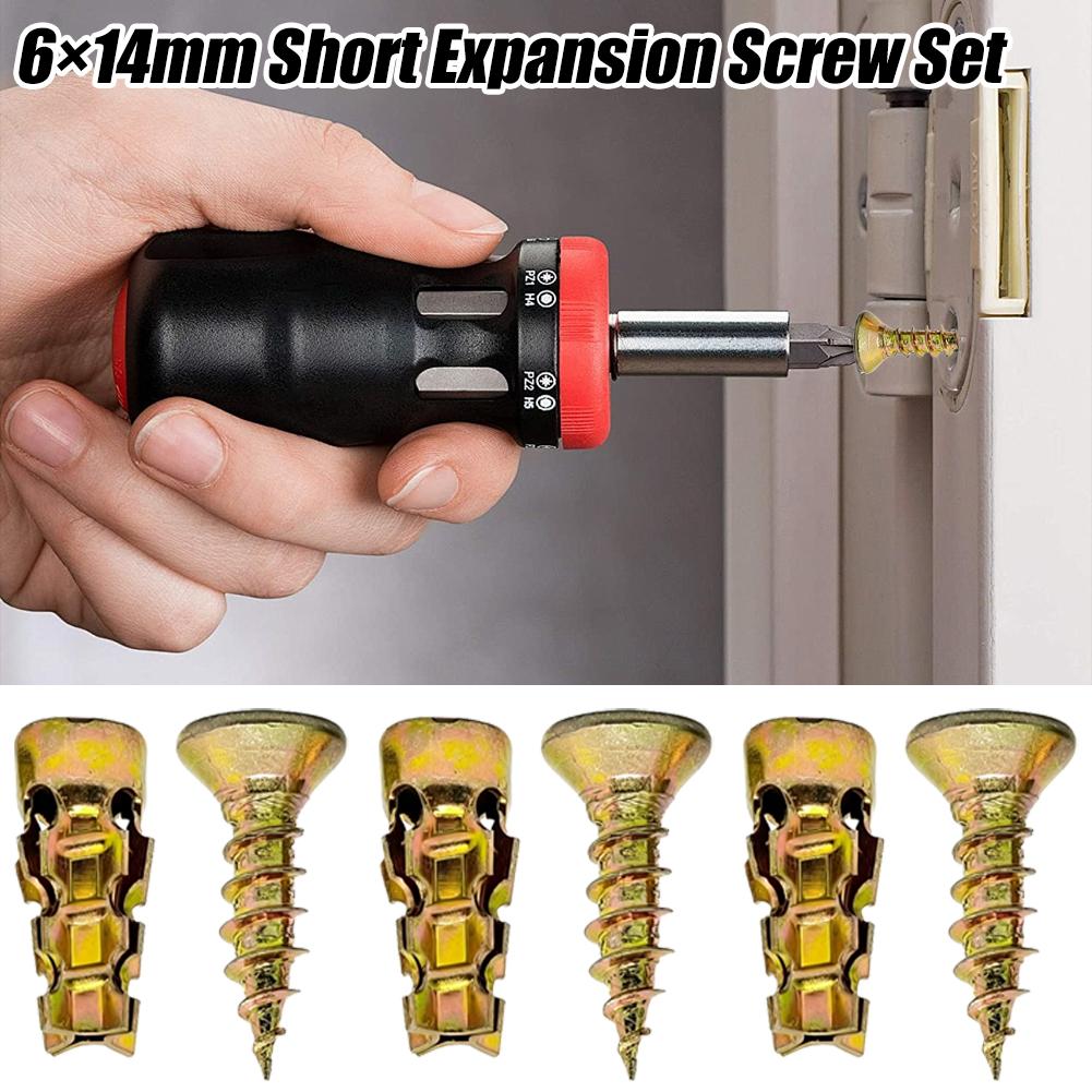 100pcs 6*14mm Door Hinge Threa - огляд і ціна Drywall Anchor Screw
