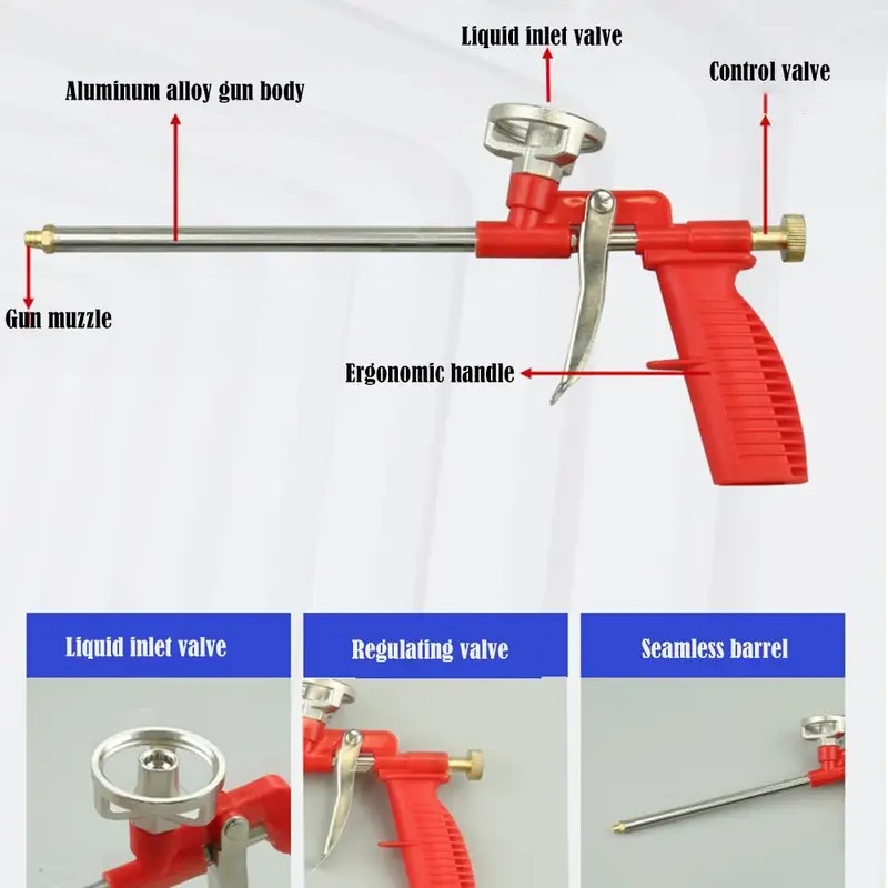 Professional Metal Foam Caulki - огляд і ціна Caulking Gun Dispensing
