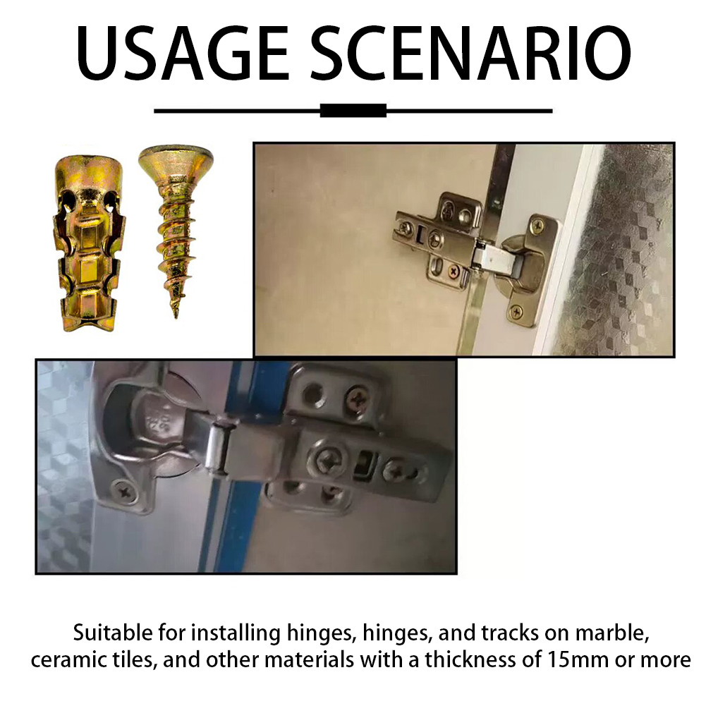6*14mm Door Hinge Thread Repai - огляд і ціна Drywall Anchor Screw