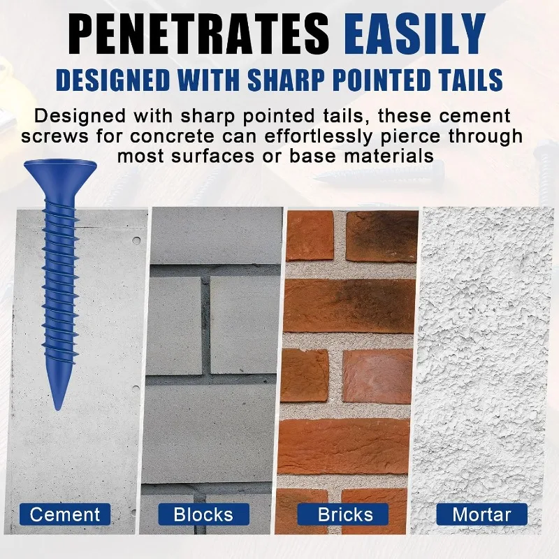 Concrete Screws Anchor Blue Fl - огляд і ціна Drywall Anchor Screw
